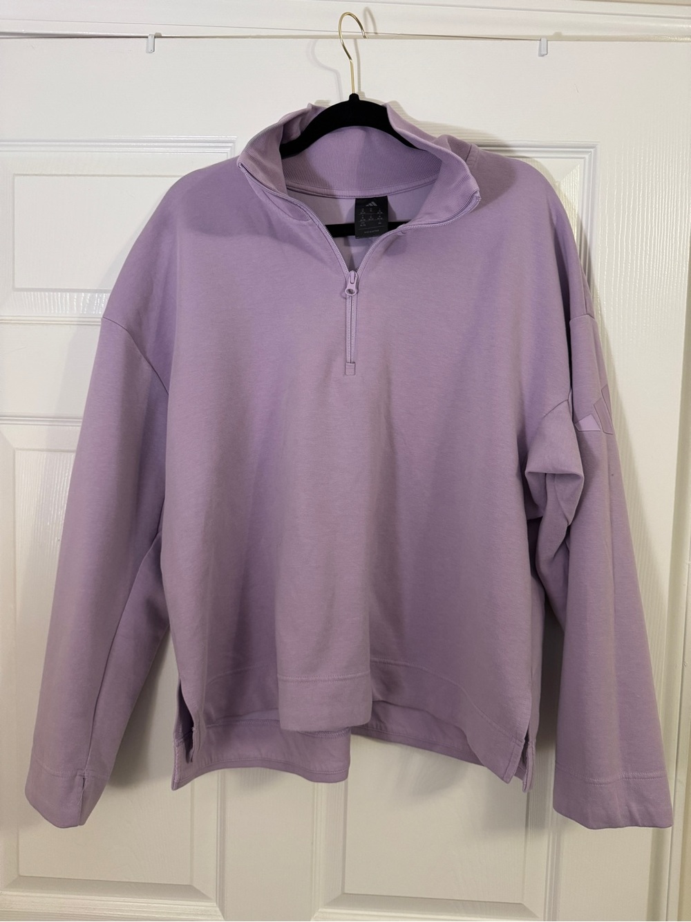 adidas Light Lavender Zip-Up Pullover